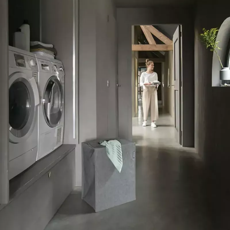 Cesto de roupa Brabantia 120381 55 L Retangular Preto