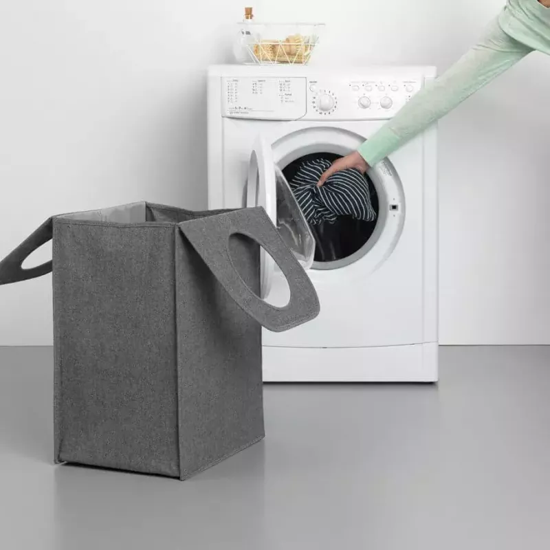 Cesto de roupa Brabantia 120381 55 L Retangular Preto