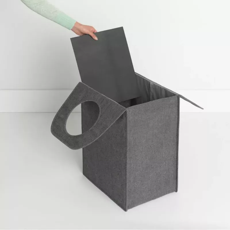 Cesto de roupa Brabantia 120381 55 L Retangular Preto