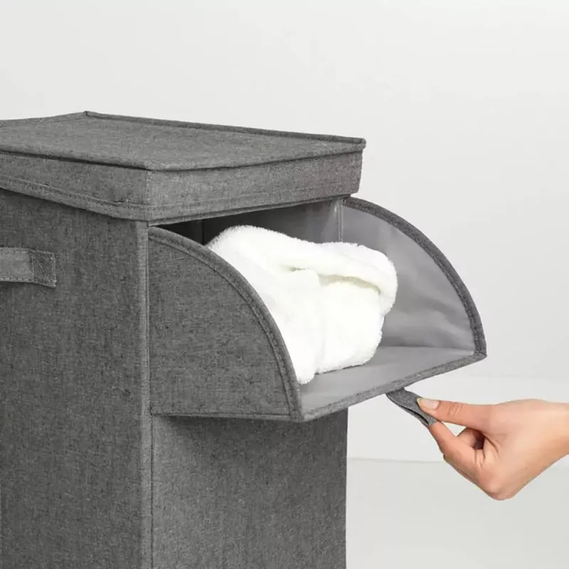 Cesto de roupa Brabantia 120442 35L retangular preto