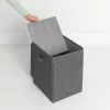 Cesto de roupa Brabantia 120442 35L retangular preto