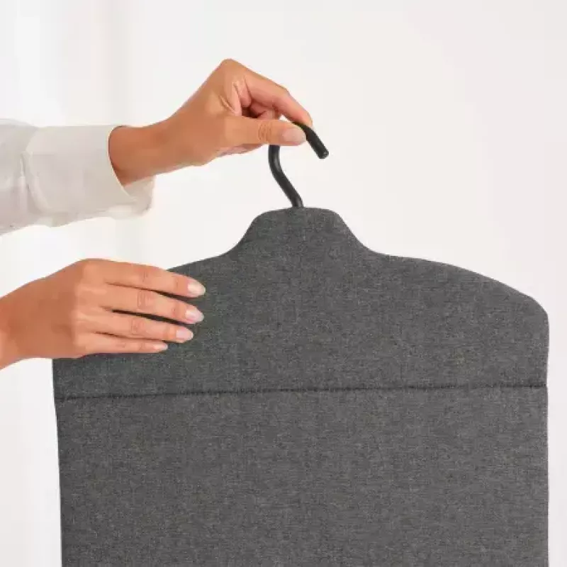 Tábua de engomar a vapor BRABANTIA Tábua a vapor dobrável 40 x 85 cm Preto Adequada para ferros a vapor Peso 100 g