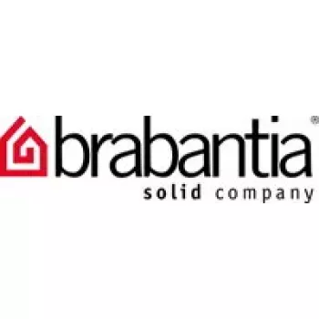 Cesto de roupa Brabantia 35L cinzento-escuro branco