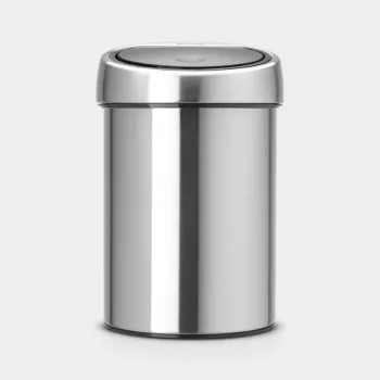 Balde de lixo BRABANTIA Touch Bin 3 L, aço mate, modelo 36 39 86