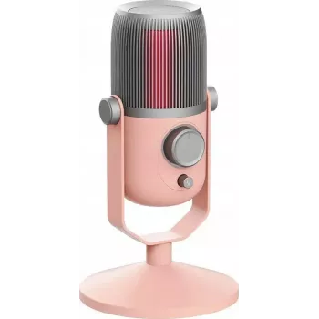 Microfone LogiLink Thronmax Mdrill Zero edição rosa
