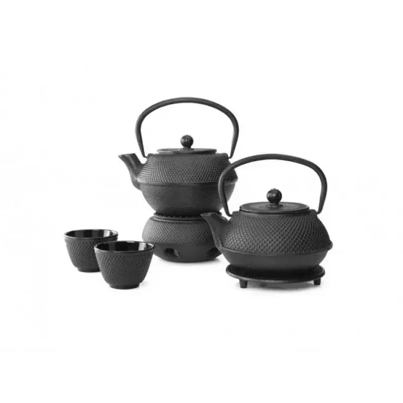Bule individual Bredemeijer Jang 800 ml preto