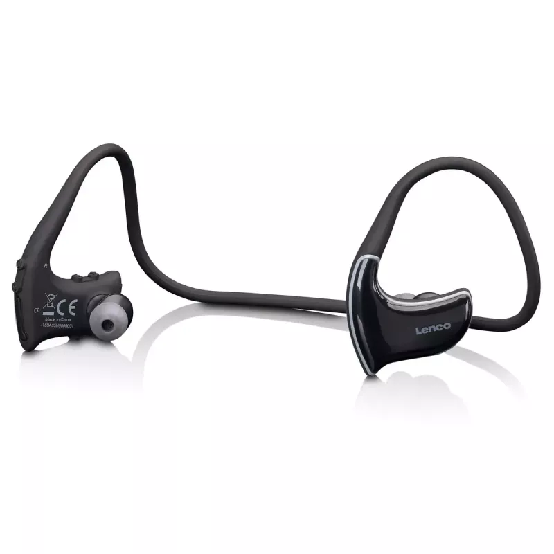 Auscultadores Lenco BTX-750BK sem fios in-ear desportivos