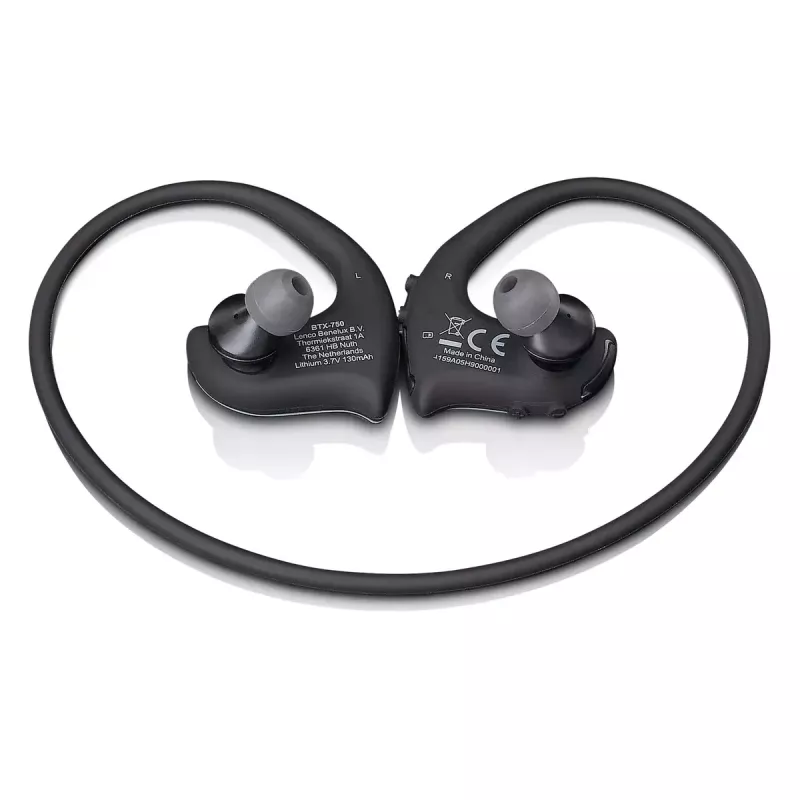 Auscultadores Lenco BTX-750BK sem fios in-ear desportivos