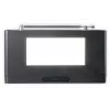 Rádio-relógio Lenco CR540BK – despertador FM, ecrã LED de 1,2 polegadas, luz noturna regulável, função de carregamento USB, altifalantes estéreo