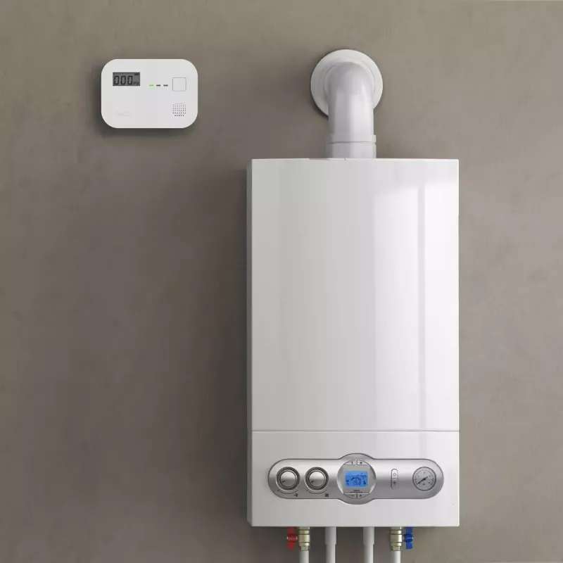 Detetor de monóxido de carbono Alecto COA3910 — sensor CO eletroquímico, a pilhas, branco, 110×78×37 mm