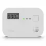 Detetor de monóxido de carbono Alecto COA3910 — sensor CO eletroquímico, a pilhas, branco, 110×78×37 mm