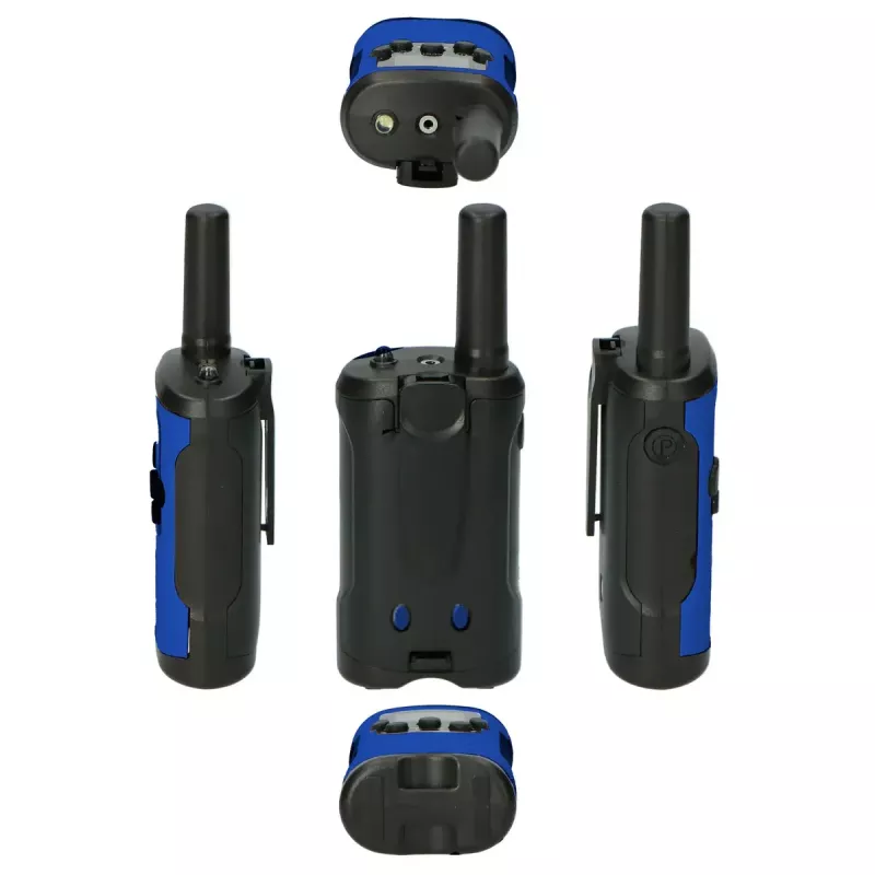 Walkie-talkie Alecto FR175BW 8 canais 446 MHz preto azul
