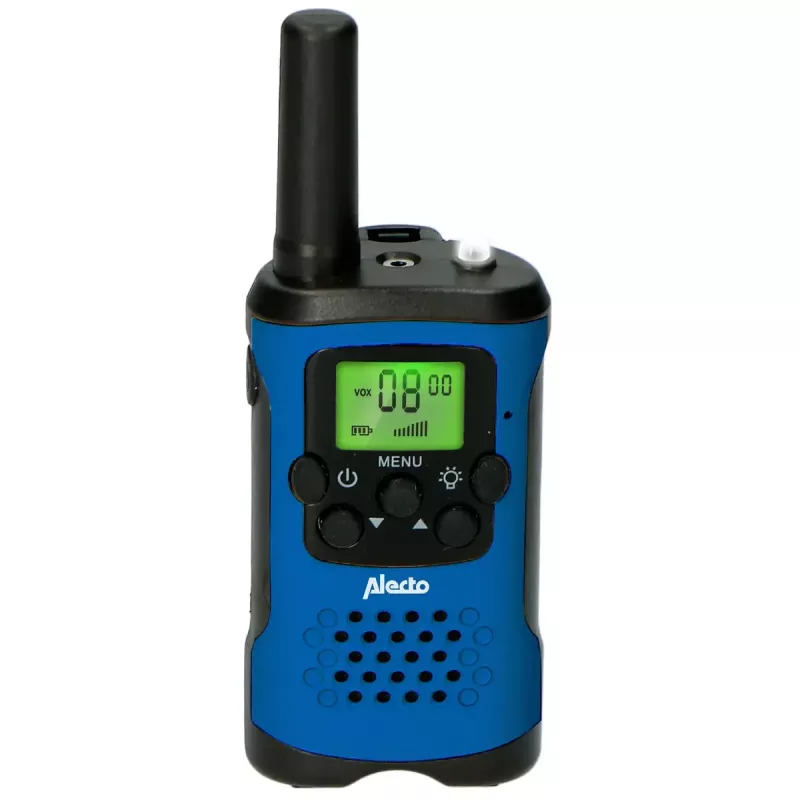 Walkie-talkie Alecto FR175BW 8 canais 446 MHz preto azul