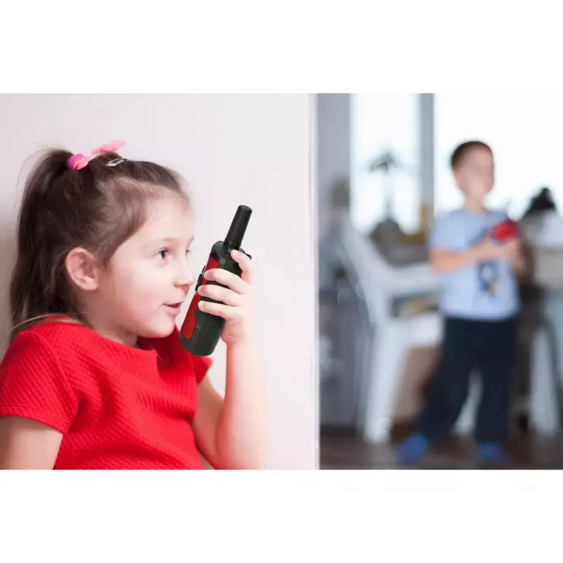 Walkie-talkie Alecto FR115RD 8 canais 446 MHz preto vermelho