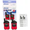 Walkie-talkie Alecto FR115RD 8 canais 446 MHz preto vermelho