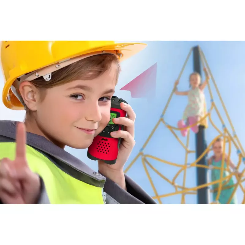 Walkie-talkie Alecto FR115RD 8 canais 446 MHz preto vermelho