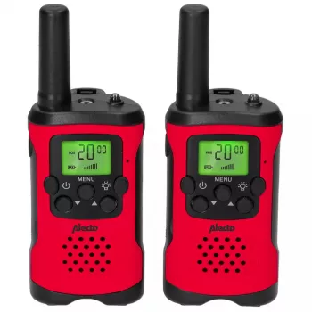 Walkie-talkie Alecto FR115RD 8 canais 446 MHz preto vermelho