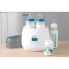 Aquecedor de biberões Alecto BW700TWIN — aquecedor de biberões duplo 3 em 1 elétrico, 512 W, 230 V, branco