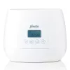 Aquecedor de biberões Alecto BW700TWIN — aquecedor de biberões duplo 3 em 1 elétrico, 512 W, 230 V, branco