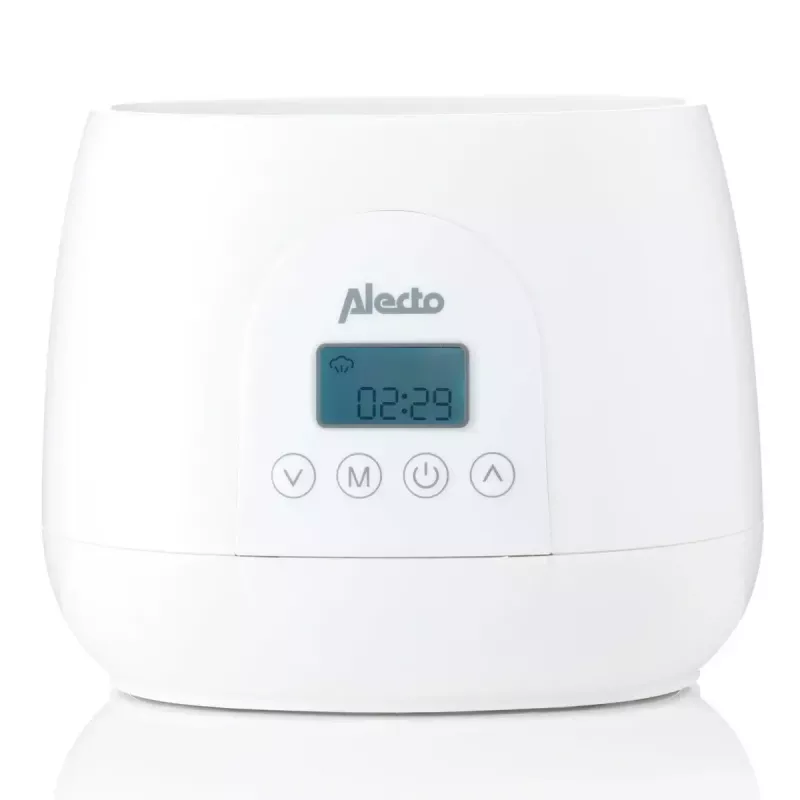 Aquecedor de biberões Alecto BW700TWIN — aquecedor de biberões duplo 3 em 1 elétrico, 512 W, 230 V, branco