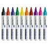Conjunto de marcadores para quadro Legamaster TZ 1 — sortidos 10 unid., cores de escrita: preto, azul, castanho, verde, azul-marinho, laranja, rosa, vermelho, violeta, amarelo