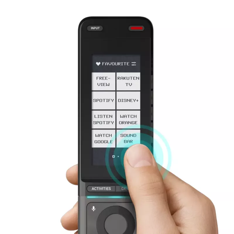 Comando universal One for All URC7985 – controla até 12 dispositivos, ecrã tátil, programável, função de aprendizagem
