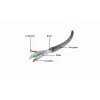 Cabo de rede Gembird PP6A-LSZHCU-1.5M RJ-45 Cat6a 1,5 m cinzento