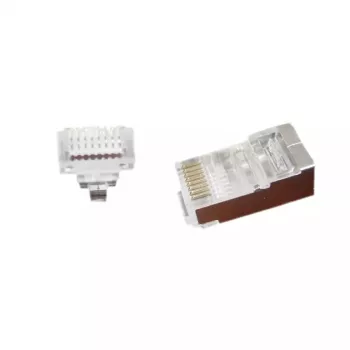 Ficha RJ-45 FTP pass-through Gembird Cablexpert LC-PTF-01/100, 100 unid.