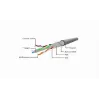 Cabo de rede Gembird Cat6 F/UTP (FTP) 0,25 m, RJ-45 macho para RJ-45 macho, branco