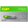 Pilhas GP Super Micro AAA 1,5V alcalinas de manganês — pack de 40