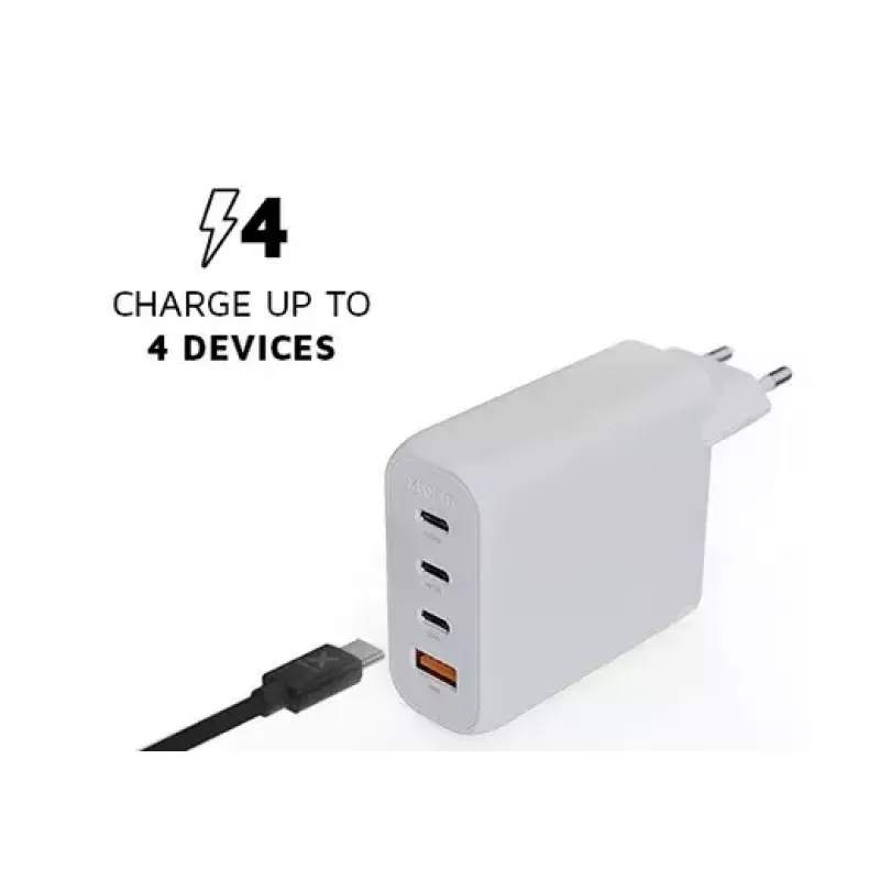 Carregador de parede Xtorm 140W GaN² Ultra interior AC universal 3 USB Type-C carregamento rápido