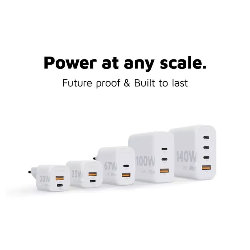 Carregador de parede Xtorm 100W GaN² Ultra carregamento rápido 2 USB-C