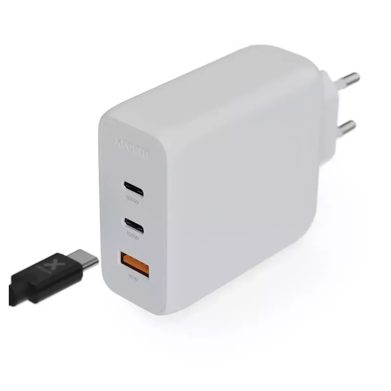 Carregador de parede Xtorm 100W GaN² Ultra carregamento rápido 2 USB-C