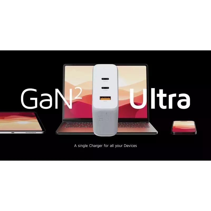 Carregador de parede Xtorm 100W GaN² Ultra carregamento rápido 2 USB-C