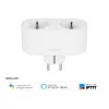 Tomada inteligente Avanca International BV Hombli Smart Socket Duo EU — Wi‑Fi, 220–250 V, 50–60 Hz, 3540 W, interior, branca
