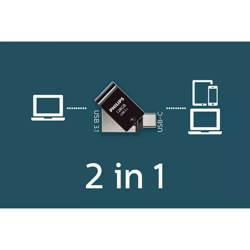 Pen drive USB Philips 128 GB USB Type-A 3.2 Gen 1 FM12DC152B/00