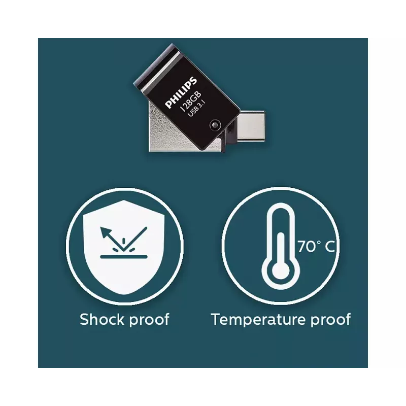 Pen drive USB Philips 128 GB USB Type-A 3.2 Gen 1 FM12DC152B/00