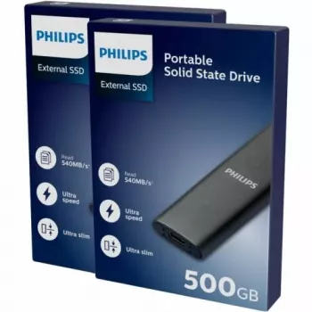 SSD externo Philips 500 GB 2,5 polegadas USB 3.2 FM50SS030P/00