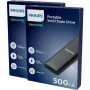 SSD externo Philips 500 GB 2,5 polegadas USB 3.2 FM50SS030P/00