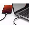 Cabo USB-C para Lightning LINQ byELEMENTS 2 m certificado MFi preto