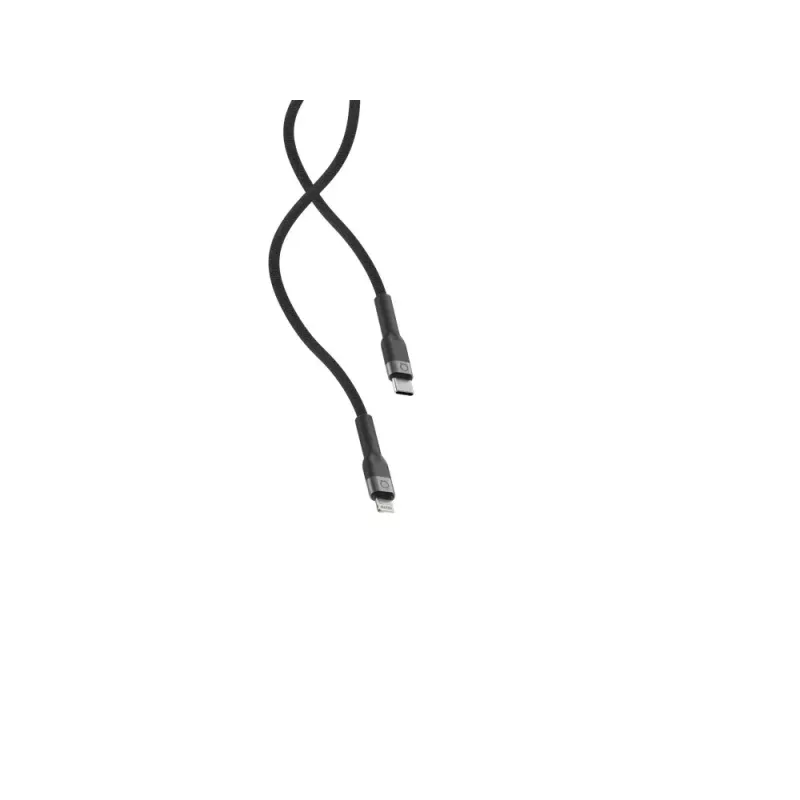 Cabo USB-C para Lightning LINQ byELEMENTS 2 m certificado MFi preto