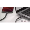 Cabo USB-C para Lightning LINQ byELEMENTS 2 m certificado MFi preto