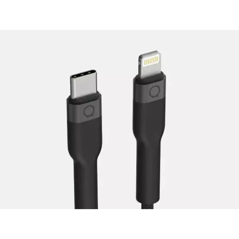 Cabo USB-C para Lightning LINQ byELEMENTS 2 m certificado MFi preto