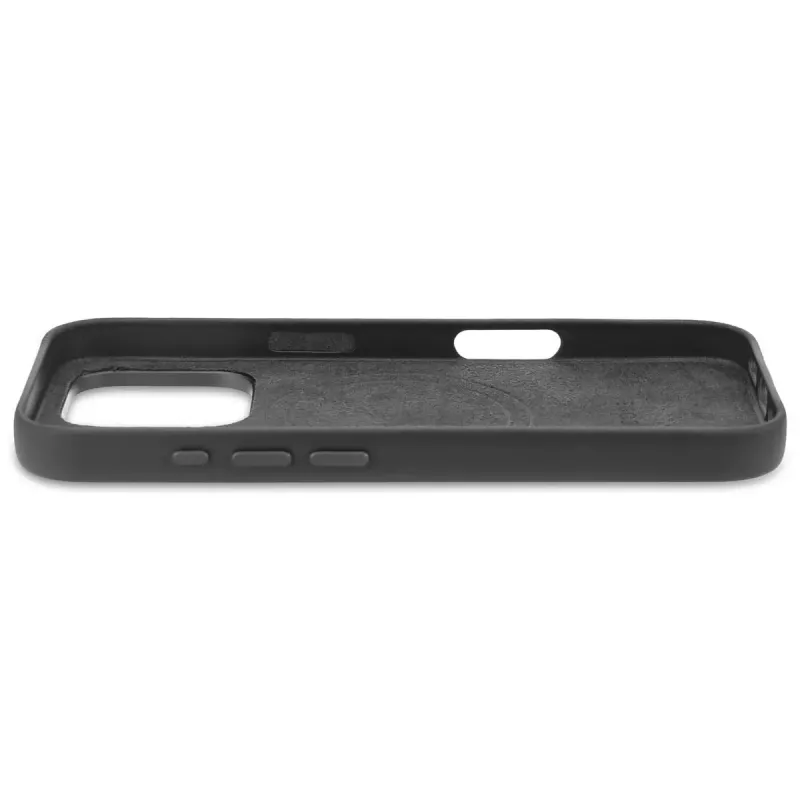 Capa Decoded em pele iPhone 16 Pro 6,3 polegadas preto