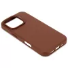 Capa Decoded em pele iPhone 16 Pro 6,3 polegadas castanho