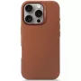 Capa Decoded em pele iPhone 16 Pro 6,3 polegadas castanho