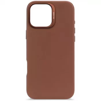 Capa Decoded em pele para iPhone 16 Pro Max 17,5 cm castanho