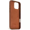Capa Decoded em pele para iPhone 16 Pro Max 17,5 cm castanho