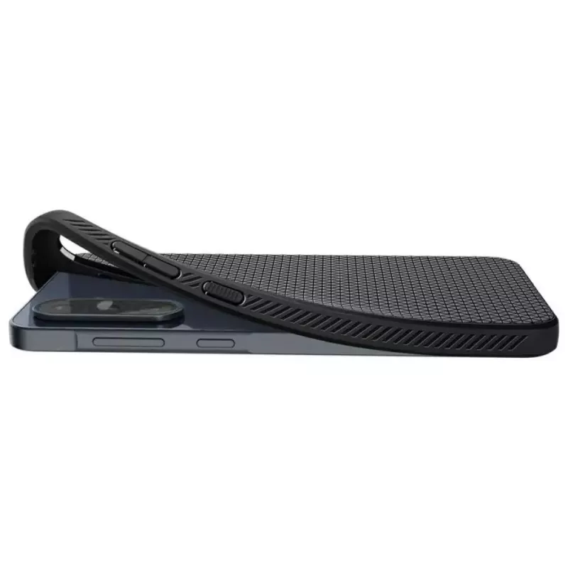 Capa de proteção Spigen Liquid Air para Samsung Galaxy A36 5G, preto mate