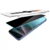 Película de proteção de ecrã em vidro temperado com privacidade Spigen Glas.TR EZ FIT HD para Samsung Galaxy S24/S25 — 2 unid.